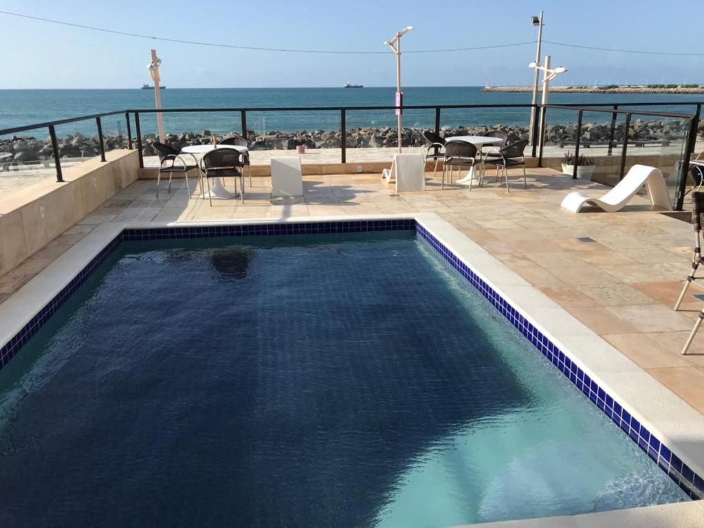 804 Lindo Flat Mobiliado Com Vista Lateral Mar Na Praia De Iracema Apartment Fortaleza  Bagian luar foto