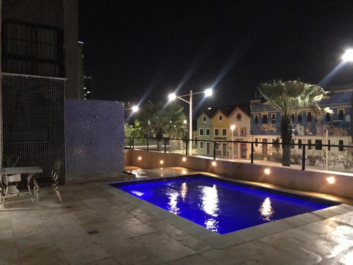 804 Lindo Flat Mobiliado Com Vista Lateral Mar Na Praia De Iracema Apartment Fortaleza  Bagian luar foto